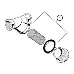 Resideo Schmutzfänger FY32 mit Muffen, Rotguss Ausführung C, 1/4 "... RESIDEO-FY32-1/4C 4019837006105 (Abb. 1)