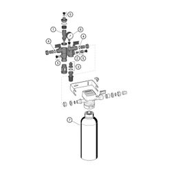 Resideo Nachfüllkombination NK300SE-VE mit Entsalzungspatrone, R 1/2... RESIDEO-NK300SE-VE-1/2A 4019837151881 (Abb. 1)