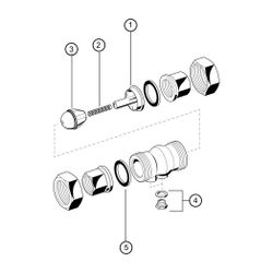 Resideo Rückflussverhinderer RV281 Messing A, 3/4 "... RESIDEO-RV281-3/4A 4019837020538 (Abb. 1)