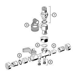 Resideo Sicherheitsgruppe SG150 Messing EA, 1/2"... RESIDEO-SG150-1/2EA 4019837113544 (Abb. 1)