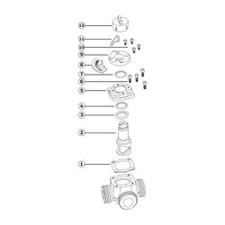 Resideo 3Wege-Universalmischer DRR Rotguss, PN 10 DN 25, Kvs-Wert 10... RESIDEO-DRR25-10 4024627202780 (Abb. 1)