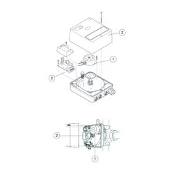 Resideo Stellmotor VMM 24 V / 50 Hz, 30 Nm... RESIDEO-VMM30-24 4024627200427 (Abb. 1)