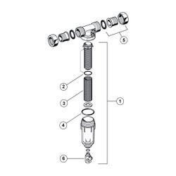 Resideo Feinfilter MiniPlus FF06 Messing AA, R11/4... RESIDEO-FF06-11/4AA 4019837049355 (Abb. 1)