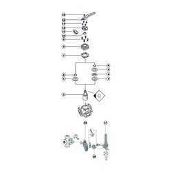 Resideo Dreiwege-Flanschenmischer DR GG 20, grau, PN 6, abgewinkelt DN 200... RESIDEO-DR200FA 4024627040665 (Abb. 1)