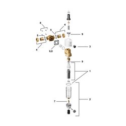 Resideo Filterkombination Primus-Plus rückspülbar, 0,1mm, Nachrüstvariante, bleif... RESIDEO-FKN74CS-2LFA 4019837155339 (Abb. 1)