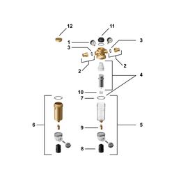 Resideo Hauswasser-Feinfilter F76S 0,1mm, bleifrei, Tülle 1/2", MS-Tasse... RESIDEO-F76S-1/2LFAAM 5059087023377 (Abb. 1)