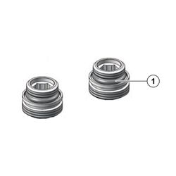 Resideo H-Verschraubung Verafix-VKE, Messing vernickelt, Durchgangsausführung, Inne... RESIDEO-V2495DX020 4029289043665 (Abb. 1)