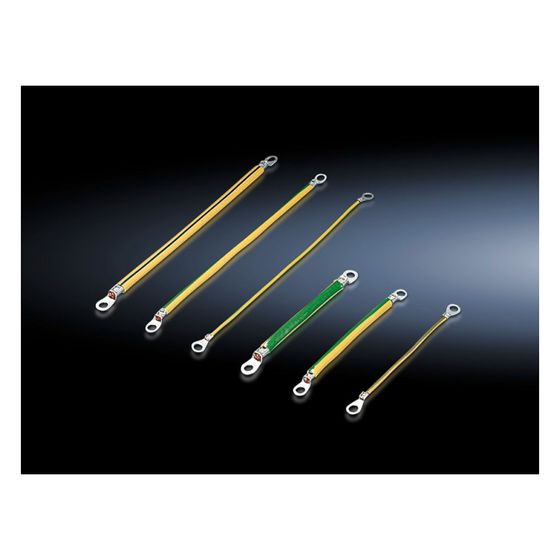 Rittal Erdungsband SZ 2567.000, 300mm, 4mm2, M8-M8