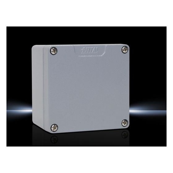 Rittal Aluminiumguss-Gehäuse GA 9108.210, 122x120x82mm, Aluminiumguss, Grau