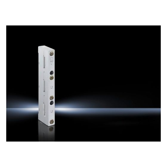 Rittal Sammelschienenhalter RiLine 9340.000, 3-polig 60mm, 12x5-30x10mm, Polyamid, RAL 7035