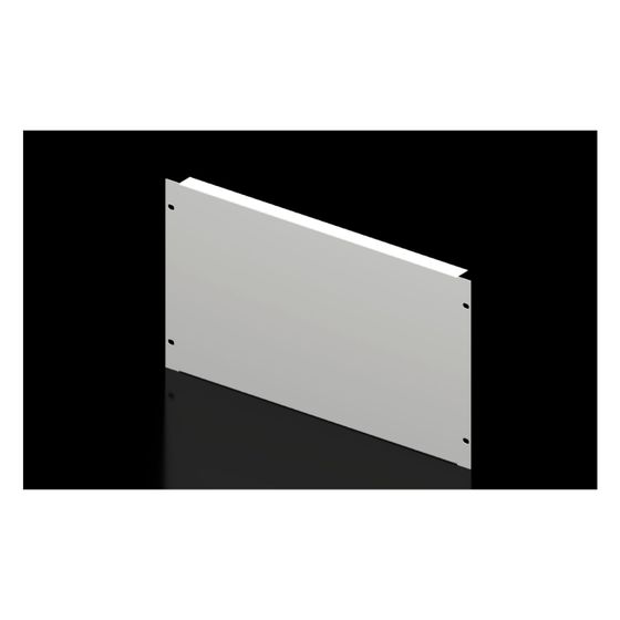 Rittal Blindpanel DK 7156.035, 6 HE, 482,6mm, Stahlblech, RAL 7035, 2 Stück