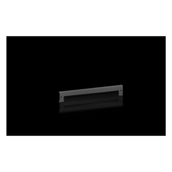 Rittal Sockelblende VX 8660093, 100mm, mit Bürstenleiste, Stahl, Schwarz