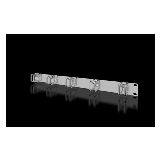 Rittal Rangierpanel DK 7257200, 1 HE, 482,6mm, Stahlblech, RAL 7035