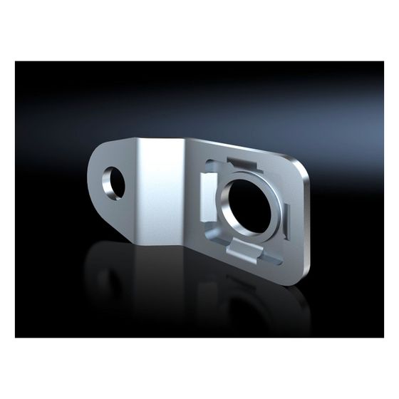 Rittal Wandbefestigungshalter KX 1594010, Wandabstand 10mm, Edelstahl, 4 Stück