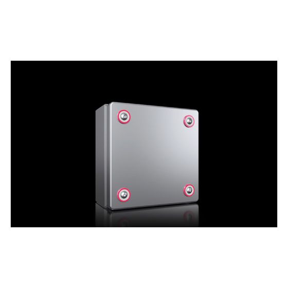 Rittal Klemmenkasten KX 1560000, 150x150x80mm, Edelstahl 1.4301, Edelstahl