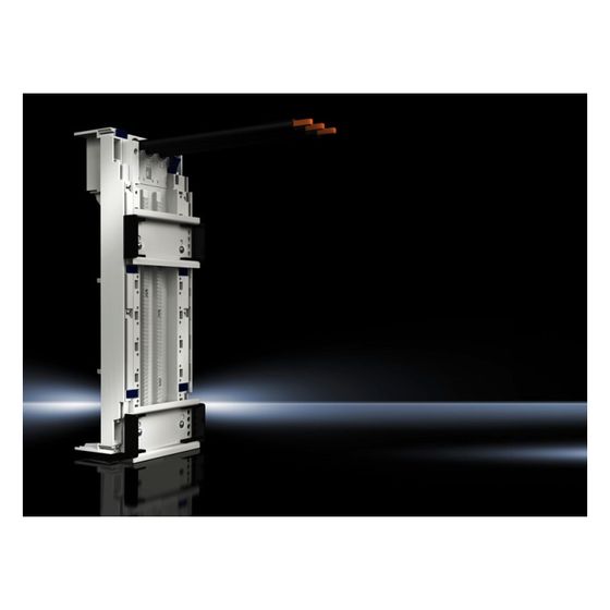 Rittal OM-Adapter RiLine 9340.710, 40A 690V 3-polig, 75x208mm, Polyamid, RAL 7035