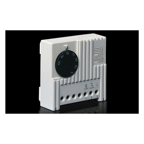 Rittal Hygrostat SK 3118000, 24-250V, 50-100 Prozent r. F., 71x71x33,5mm, RAL 7035
