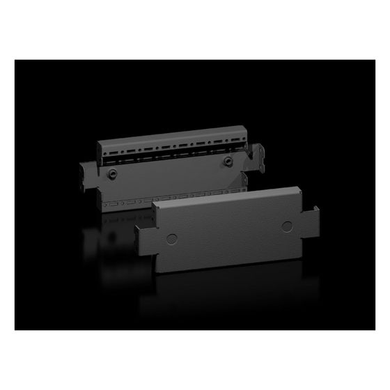 Rittal Sockel-Blende VX 8640.031, 100mm, 400mm Tiefe, Stahlblech, Schwarz, 2 Stück