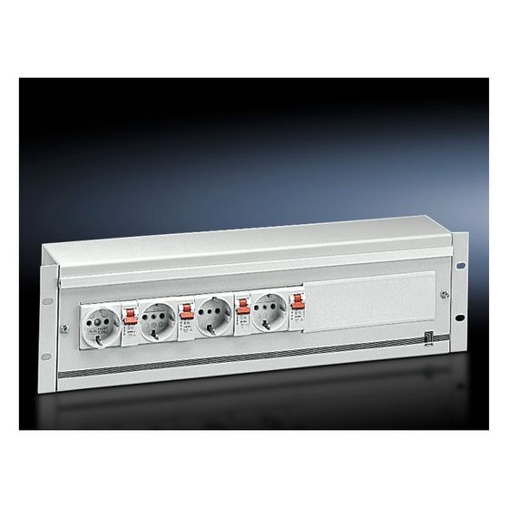 Rittal Energy-Box DK 7480.035, 132,5x482,6x155mm, Metall, Grau