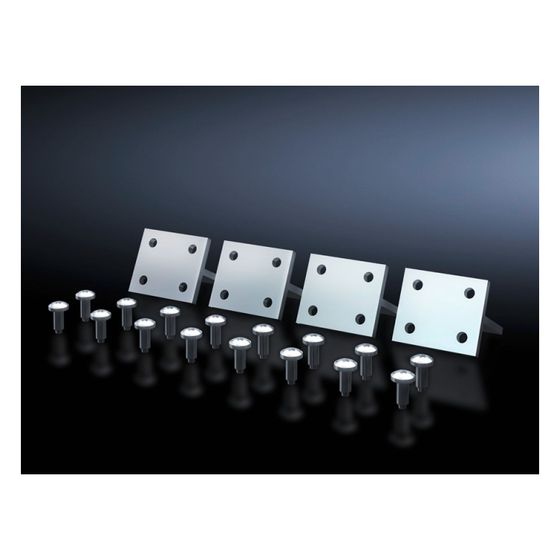 Rittal Geräteträgerverbinder ISV 9666740, Aluminium