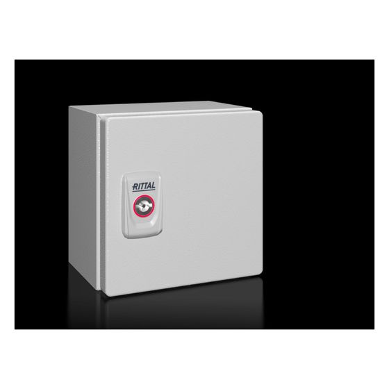 Rittal Elektro-Box KX 1553000, 150x150x120mm, Stahlblech, RAL 7035