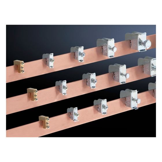 Rittal Anschlussklemme RiLine 3555.000, 1-4 mm2, 6-10 mm, Messing
