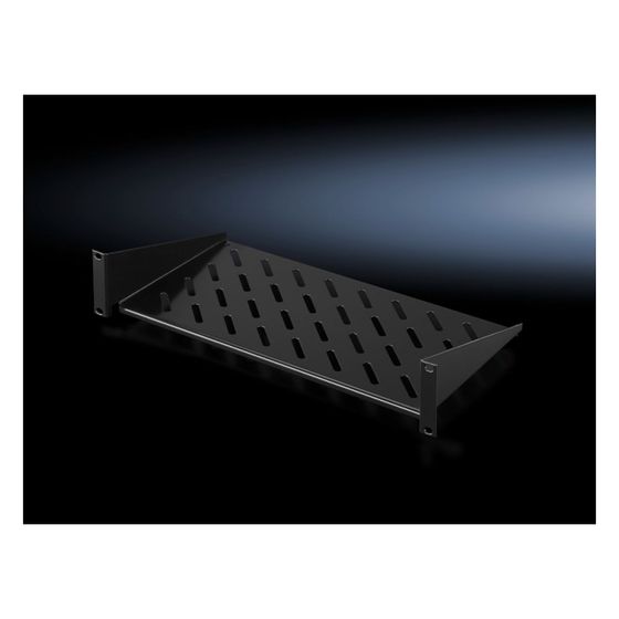 Rittal Geräteboden DK 5501.615, 482,6x250mm, Stahlblech, RAL 9005