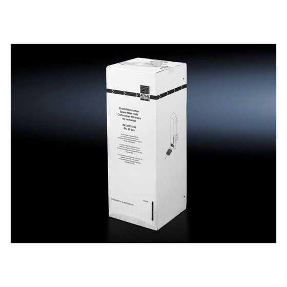 Rittal Filtermatte SK 3173105, 289x289x17mm, Chemiefaser, Weiß, 3173105