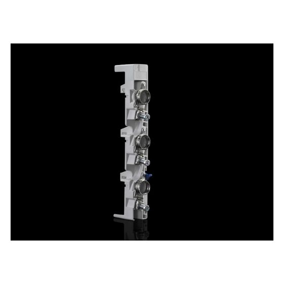 Rittal Reitersicherungselement RiLine D02 E18, 27x209mm, 63A, 400V, 3-polig, Kunststoff, RAL 7035