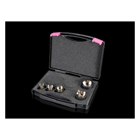 Rittal Spalt-Blechlocher-Set AS 4055180, M16/20/25/32/40, Edelstahl