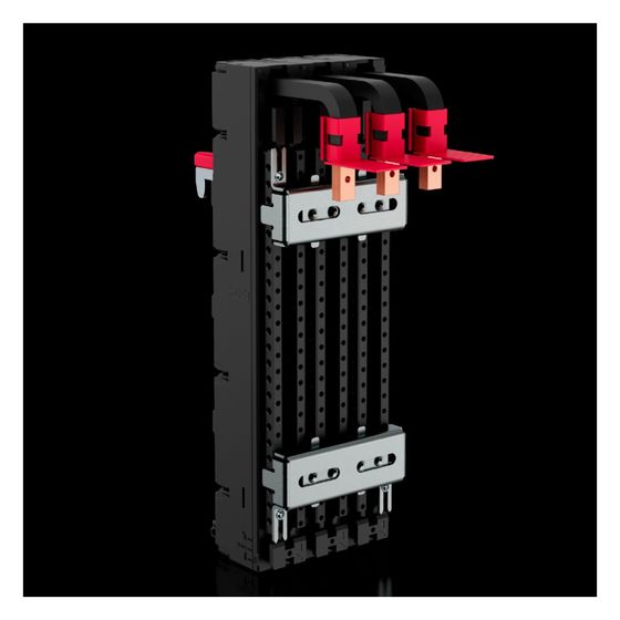 Rittal CB-Geräteadapter RiLineX 9360600, 160 A, 3-polig, Polyamid, RAL 9005/RAL 35745