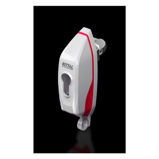 Rittal Mini-Komfortgriff AX, Drehgriff, Zink-Druckguss/Kunststoff, RAL 7035, 2537300
