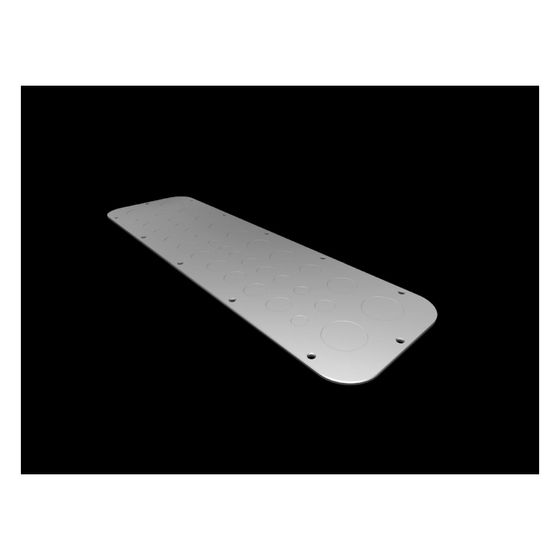 Rittal Flanschplatte AX 2574100, 534x149mm, Stahlblech, RAL 7035