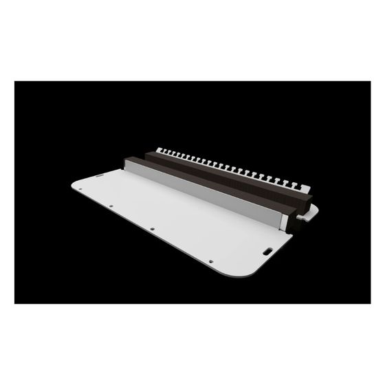 Rittal Metall-Flanschplatte SZ 2567450 zweiteilig, 436x221mm, Stahlblech, RAL 7035