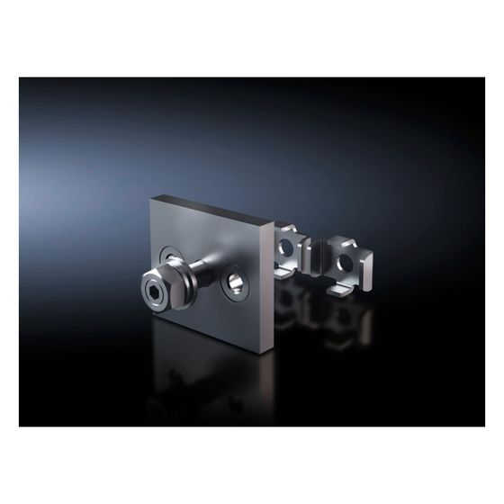 Rittal Anschlussplatte Flat-PLS SV 9676700, M12, E-Cu vernickelt/Edelstahl