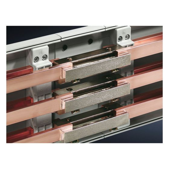 Rittal Schienenverbinder RiLine PLS 1600, 150mm, E-Cu, Vernickelt
