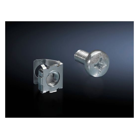 Rittal Federmuttern mit Schrauben DK 7000.990, M6, 10mm, Innensechsrund 30