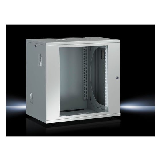 Rittal Wandgehäuse FlatBox 7507120, 12HE, 600x625x600mm, Stahl, RAL 7035, 1 Stück