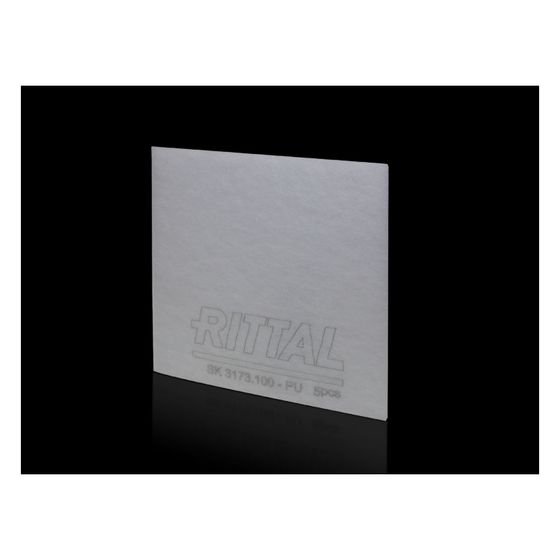 Rittal Filtermatte SK 3173100, 289x289x17mm, Chemiefaser, Weiß