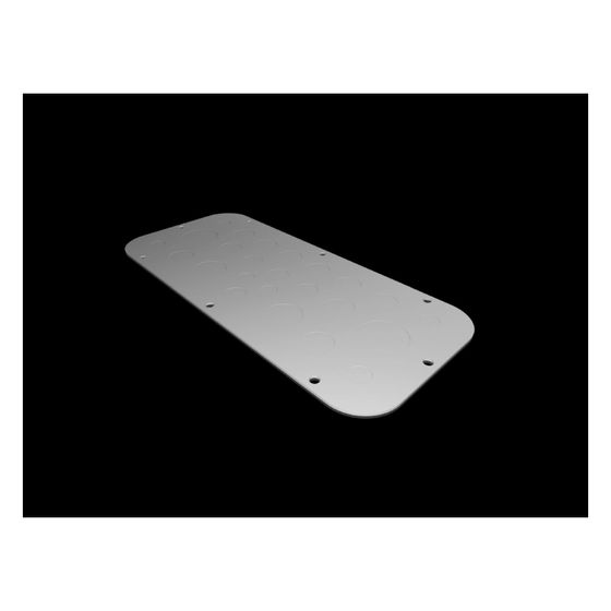 Rittal Flanschplatte AX 2572100, 339x149mm, Stahlblech, RAL 7035