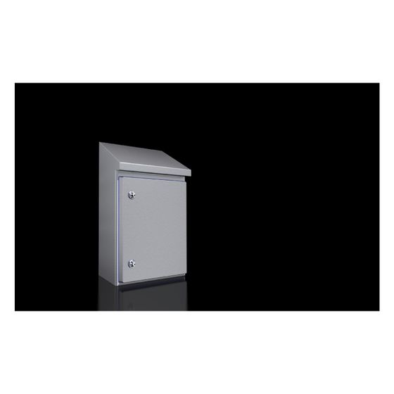 Rittal Kompakt-Schaltschrank HD 1304.600, 310x430x210mm, Edelstahl 1.4301, Blau
