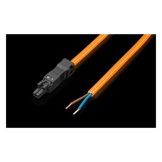 Rittal Anschlussleitung SZ 2500420, 3.000mm, 1,5mm2, Orange