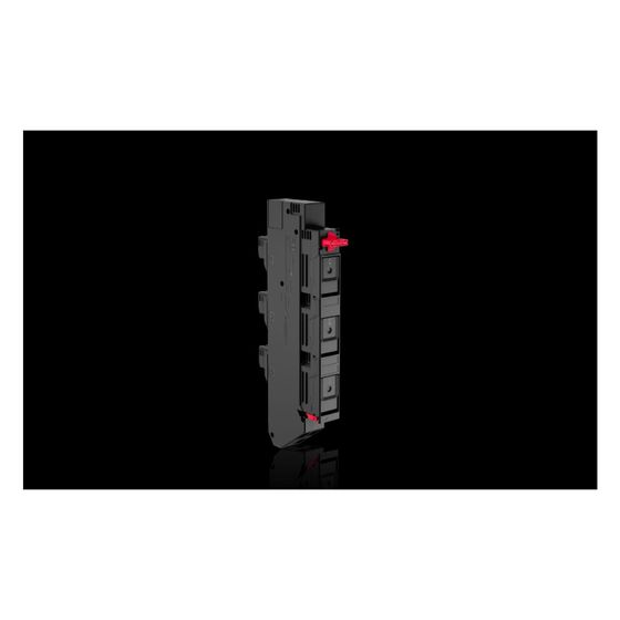 Rittal Sicherungslasttrennschalter RiLineX 9360825, 63 A 3-polig LED, Polyamid, Schwarz/Rot