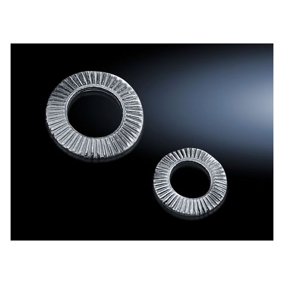 Rittal Kontaktscheibe SZ 2343.000, M5, 10mm AD, 5mm ID, 1mm Stärke, Verzinkt