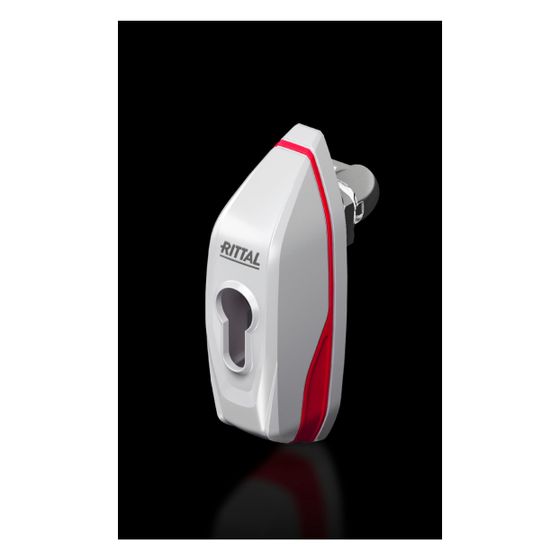 Rittal Mini-Komfortgriff AX 2537100 Drehgriff, Zink-Druckguss/Kunststoff, RAL 7035