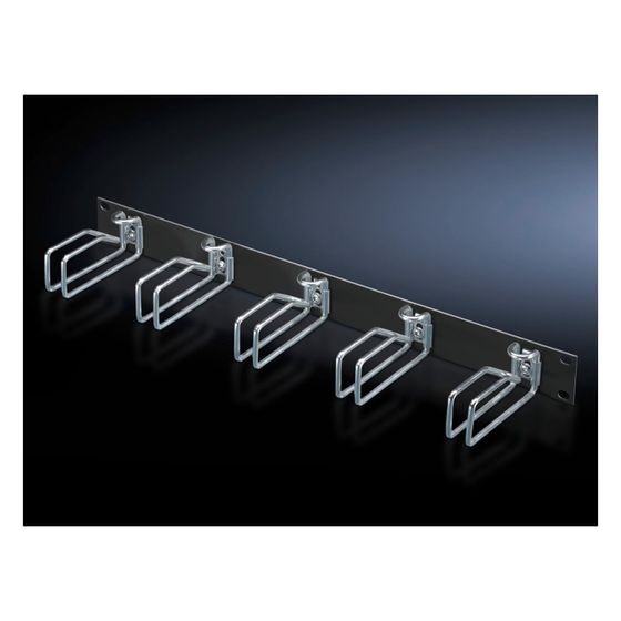 Rittal Rangierpanel DK 7257005, 1HE, 482,6mm, Stahlblech, RAL 9005