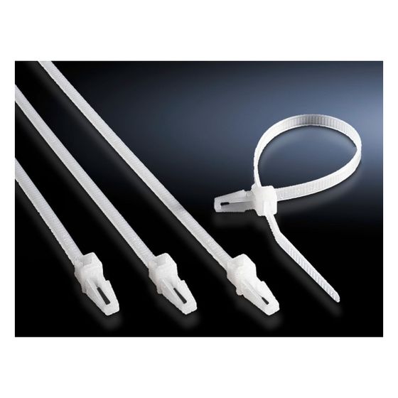 Rittal Kabelbinder SZ 2597000, 150x4mm, Kunststoff, Weiß