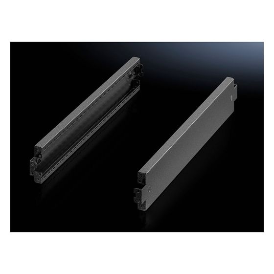 Rittal Sockel-Blende VX 8640.035, 100mm, Stahlblech, Schwarz, 2St