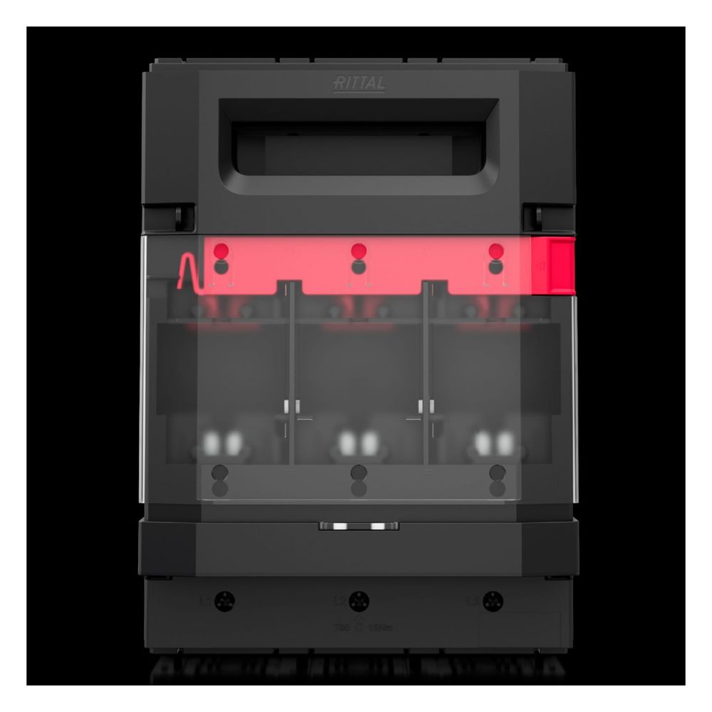 Rittal NH-Sicherungslasttrenner RiLineX 9362210, 400A 3-polig, 208,5x298,6x134,6mm, Pol... RITTAL-9362210 4069196001587 (Abb. 2)