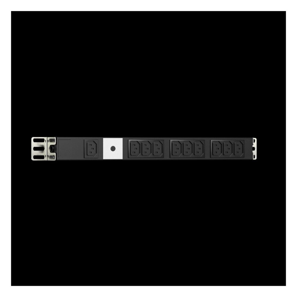Rittal Steckdosenleiste DK 7240201, 9x C13, 482,6x44x44mm, Aluminium/Polycarbonat, Grau... RITTAL-7240201 4028177237544 (Abb. 2)